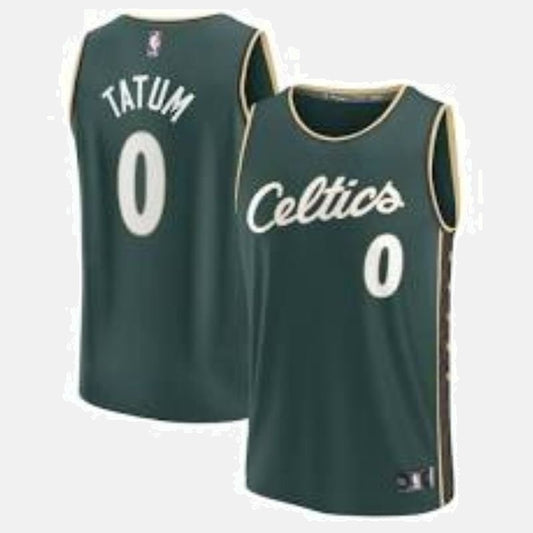 Boston Celtics 2023 Jersey - Tatum 0 Dark Green