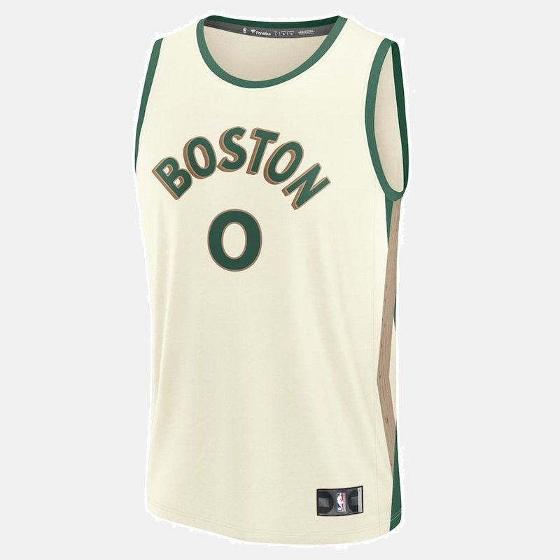 Boston Celtics Jersey 2023/24 - Tatum 0 Cream - photo 2