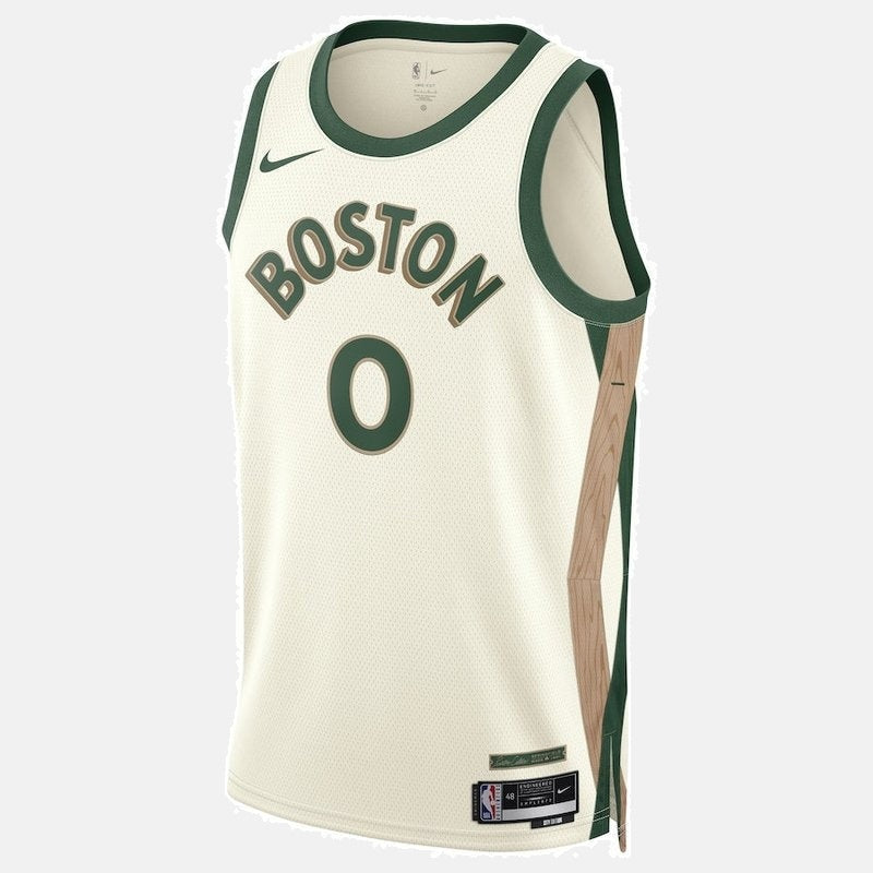 Boston Celtics Jersey 2023/24 - Tatum 0 Cream - photo 2