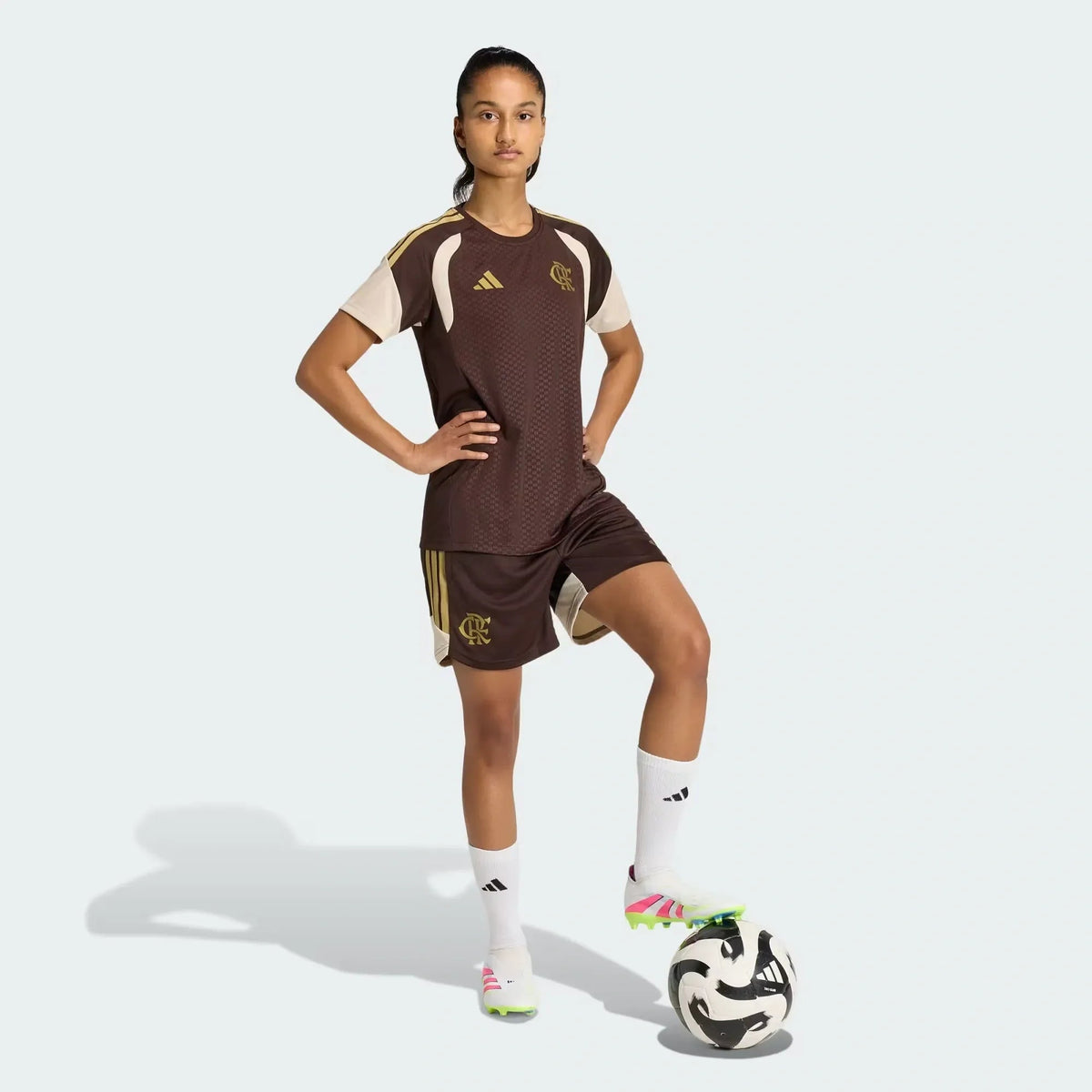 Flamengo Training Tiro Brown 2026 Women's Jersey - photo 2