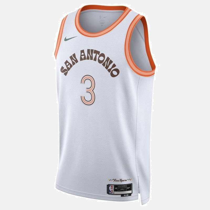 San Antonio Spurs Jersey 2023/24 - Johnson 3 White - photo 2