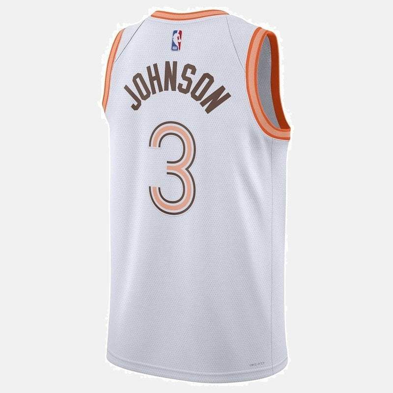 San Antonio Spurs Jersey 2023/24 - Johnson 3 White - photo 3