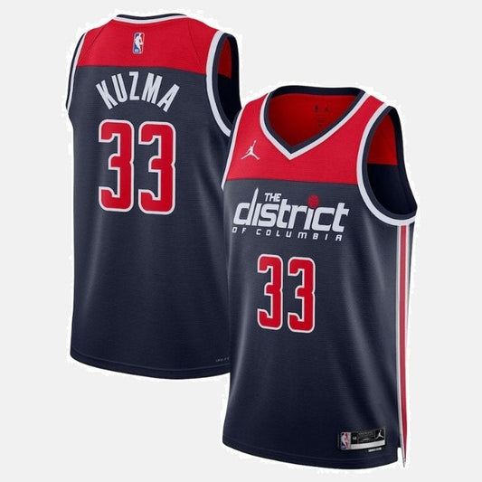 Regata Washington Wizards 23 - Kuzma 33 Azul-Marinho