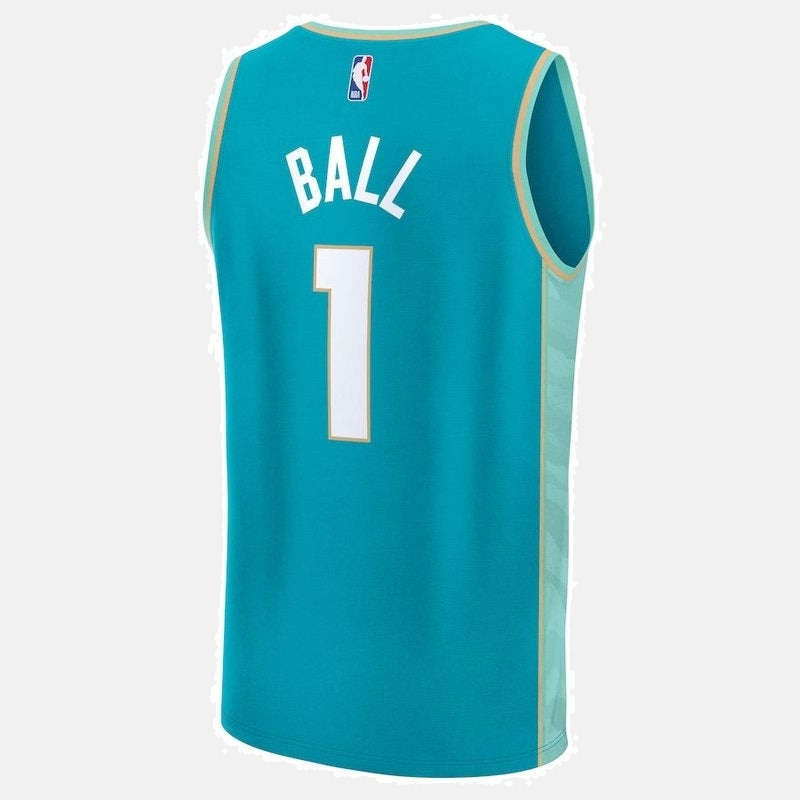 Charlotte Hornets Jersey 2023/24 - Ball 1 Teal Buzz City - photo 3