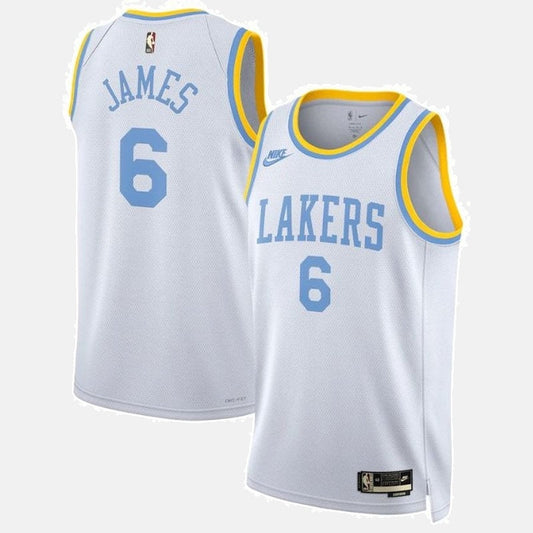 Los Angeles Lakers 2023 Jersey - James 6 Light Blue