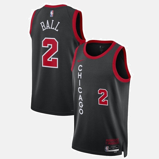 Regata Chicago Bulls 23/24 - Ball 2 Preta