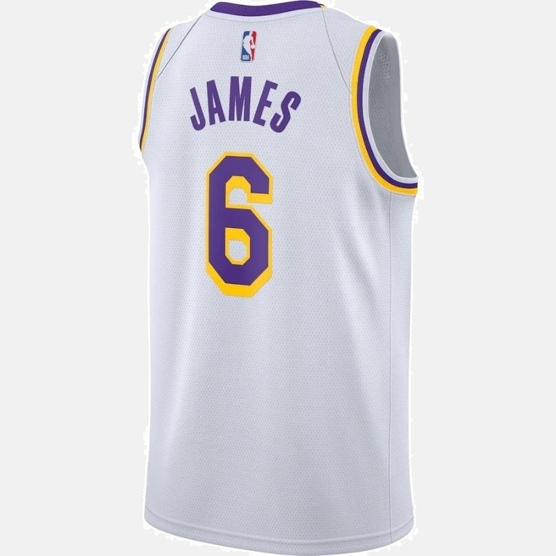 Los Angeles Lakers Jersey 2021/22 Player - James 6 Yellow - photo 6