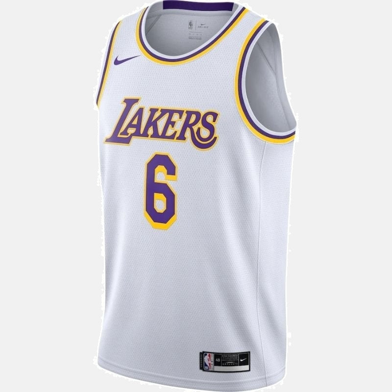 Los Angeles Lakers Jersey 2021/22 Player - James 6 Yellow - photo 5
