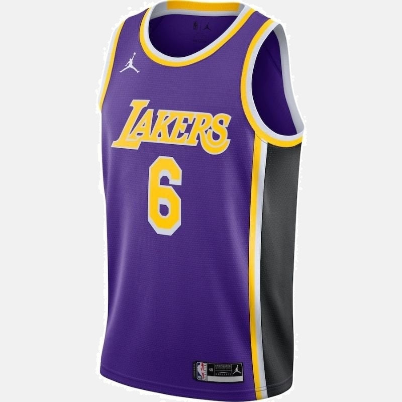 Los Angeles Lakers Jersey 2021/22 Player - James 6 Purple - photo 3