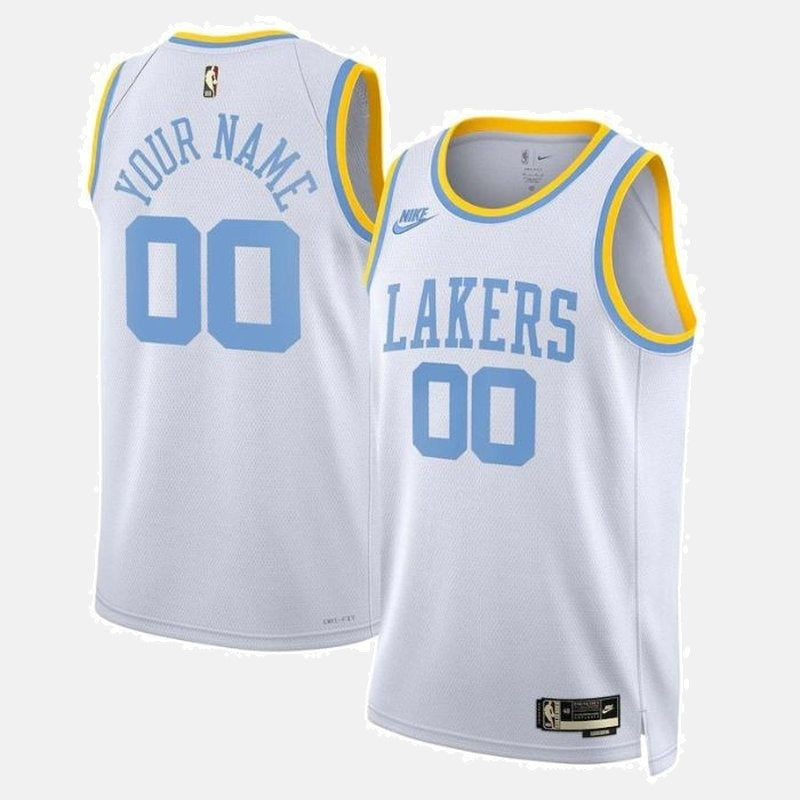 Los Angeles Lakers 2023 Jersey - White And Light Blue