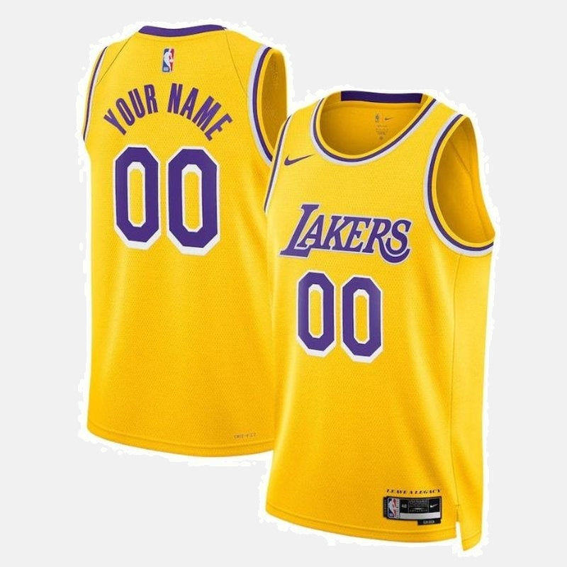 Los Angeles Lakers 2023 Jersey - Gold