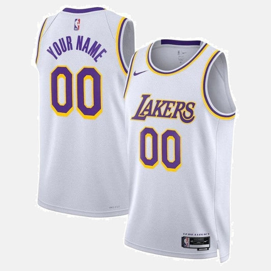 Los Angeles Lakers 2023 Jersey - White And Purple