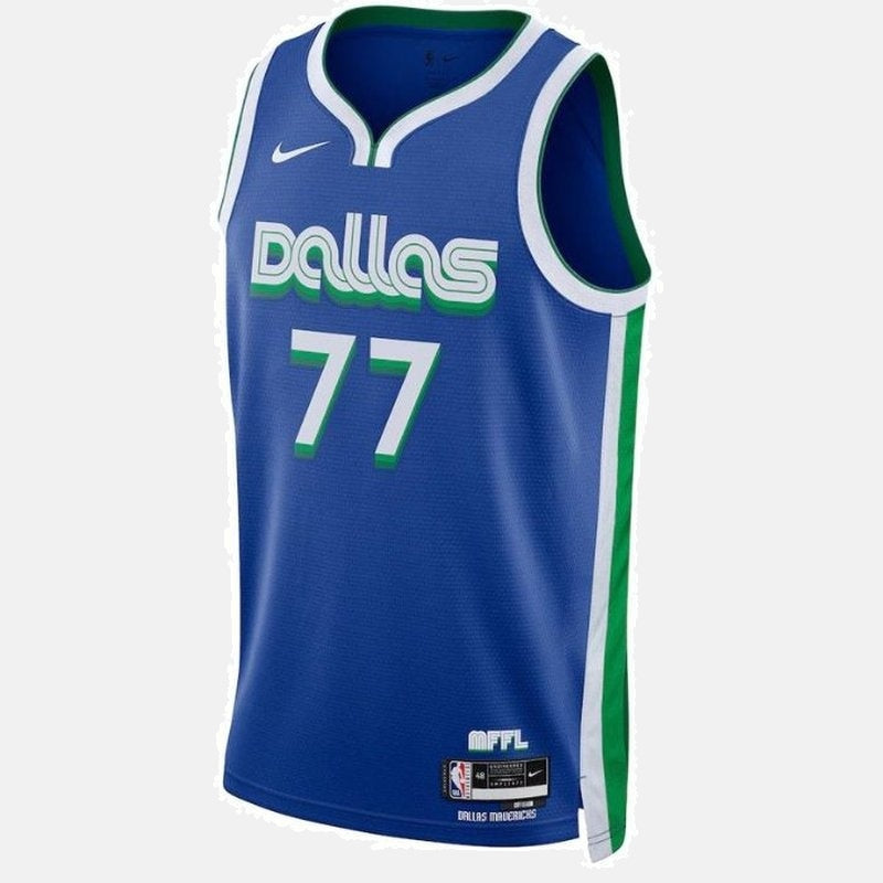 Dallas Mavericks 2023 Jersey - Doncic 77 Blue - photo 2