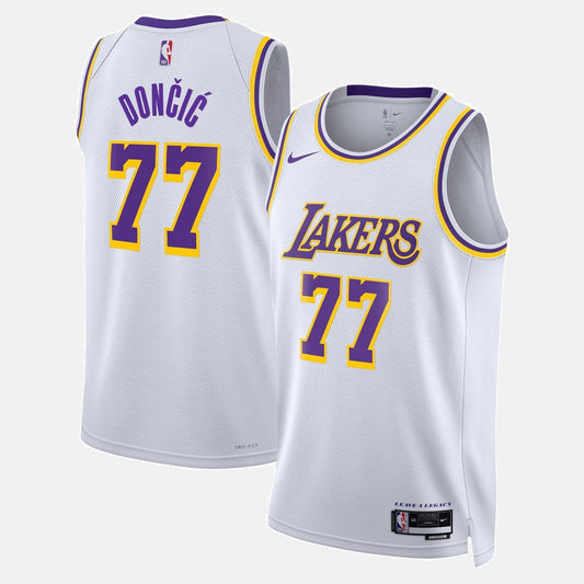 Los Angeles Lakers 2024 Jersey - Doncic 77 White