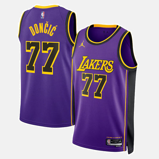 Los Angeles Lakers 2024 Jersey - Doncic 77 Purple