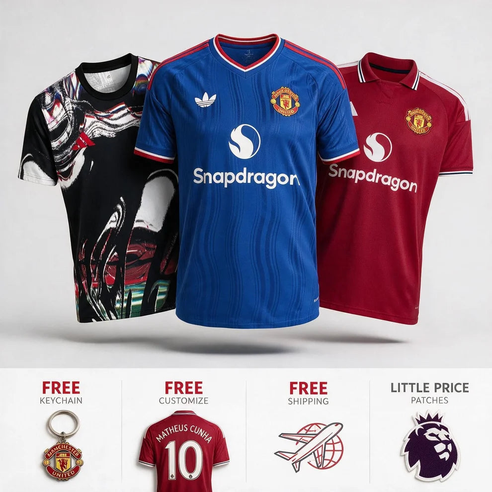 Combo Manchester United 26/27 - Local, Visitante y Entrenamiento