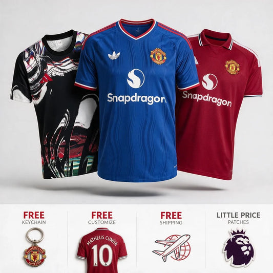 Combo Manchester United 26/27 - Local, Visitante y Entrenamiento
