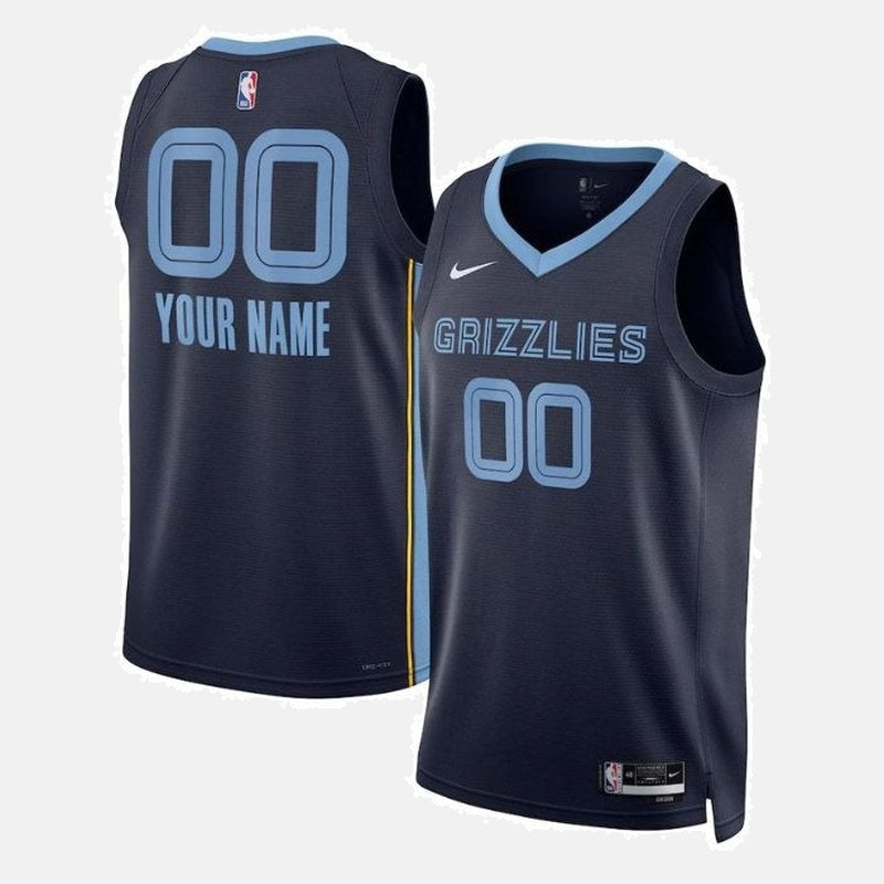 Memphis Grizzlies 2023 Jersey - Navy Custom