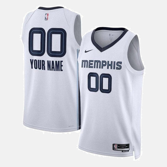 Memphis Grizzlies 2023 Jersey - White Custom