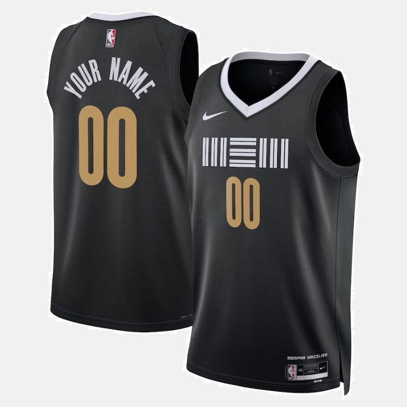 Memphis Grizzlies Jersey 2023/24 - Black Custom