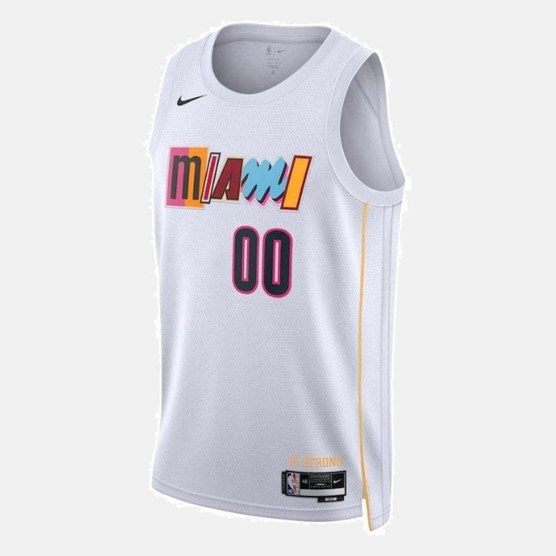 Miami Heat 2023 Jersey - White Multicolor Script - photo 2