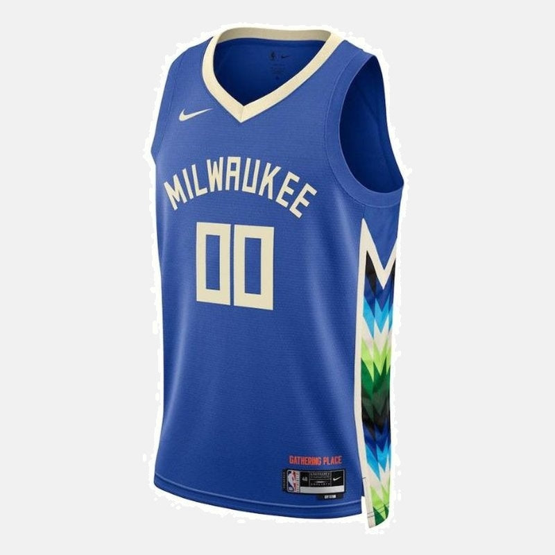 Milwaukee Bucks 2023 Jersey - Royal Blue Custom - photo 2