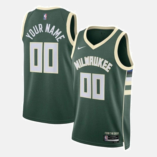 Regata Milwaukee Bucks 23 - Verde Personalizada