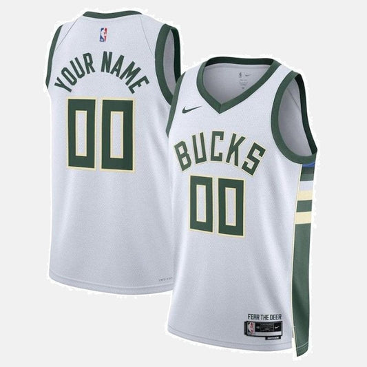 Regata Milwaukee Bucks 23 - Branca Personalizada