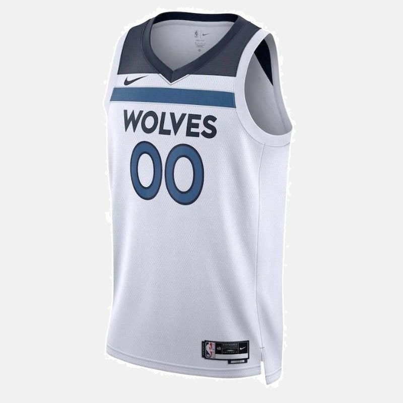 Minnesota Timberwolves 2023 Jersey - White Navy Custom - photo 2