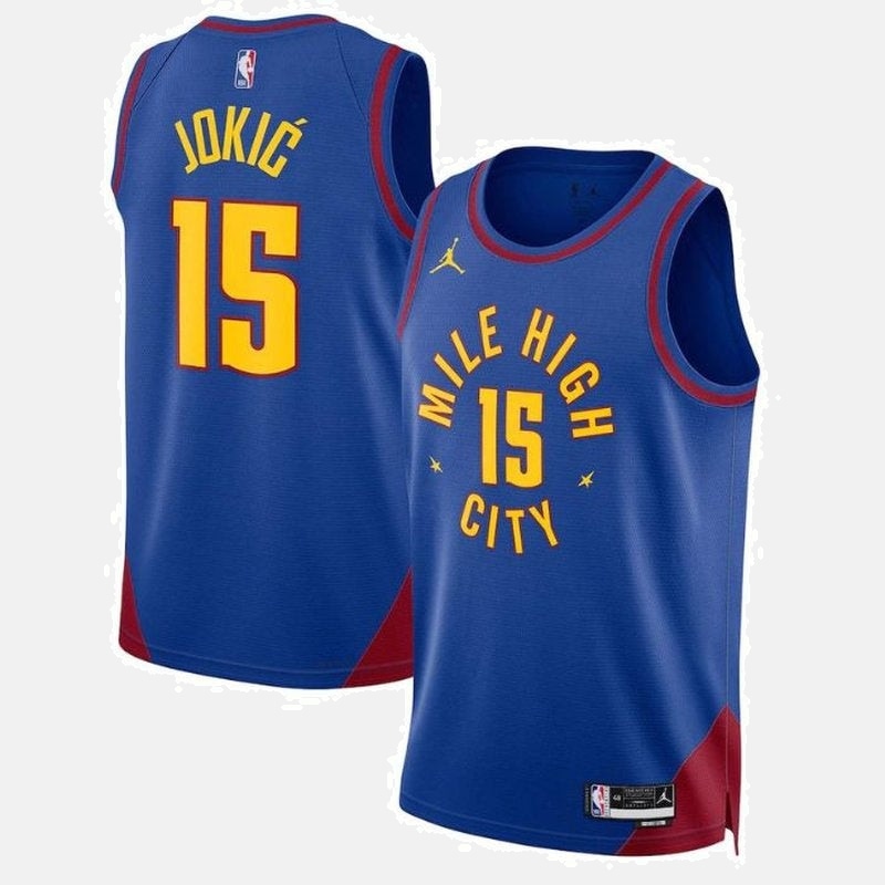 Regata Denver Nuggets 23 - Jokic 15 Azul
