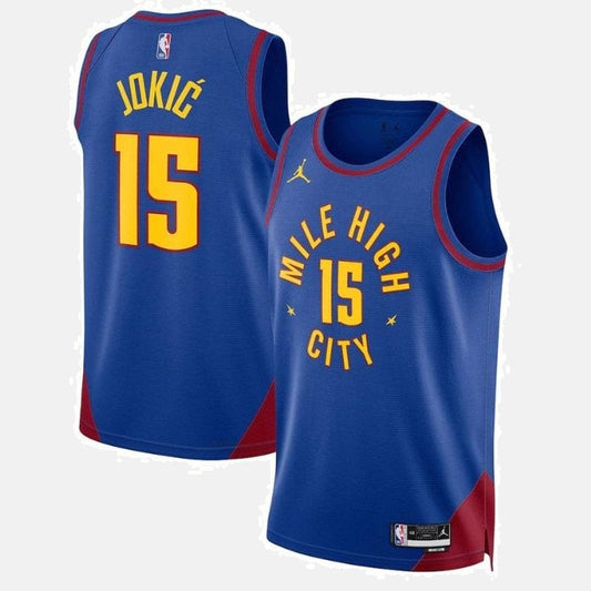 Regata Denver Nuggets 23 - Jokic 15 Azul