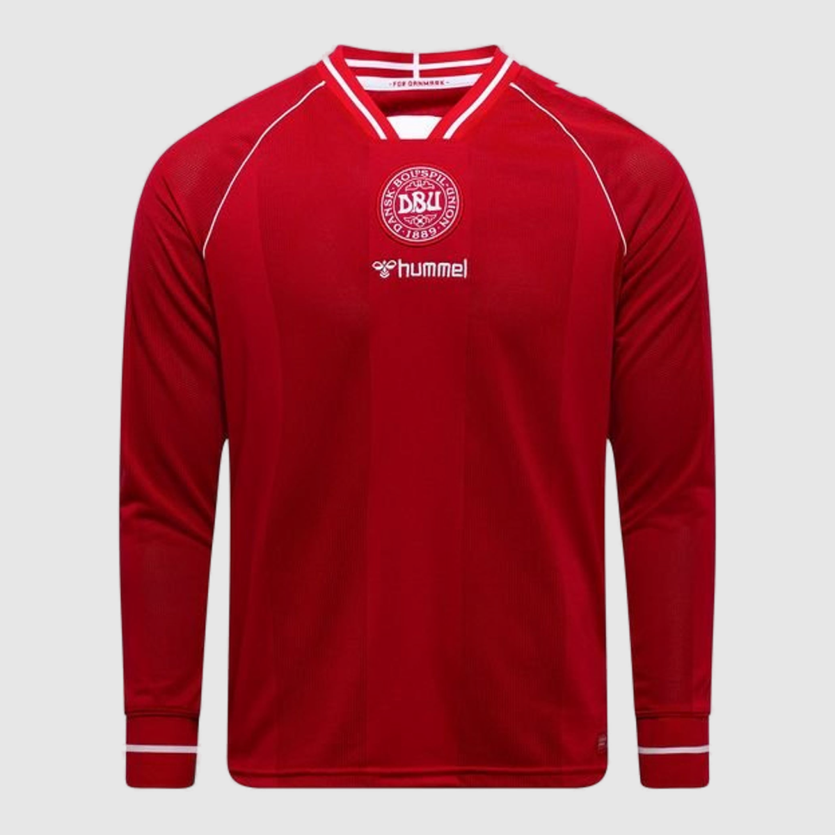 Camisa Manga Longa Dinamarca I 26/27 Torcedor