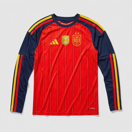 Camisa Manga Longa Espanha I 26/27 Jogador