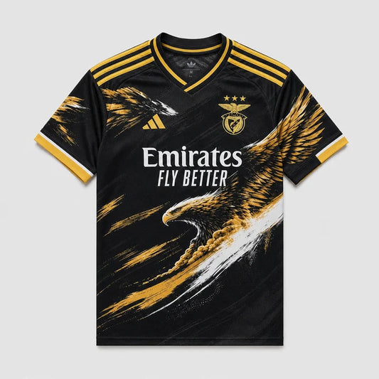 Benfica Special Edition 2026/27 Player Version Jersey - Black Gold Eagle