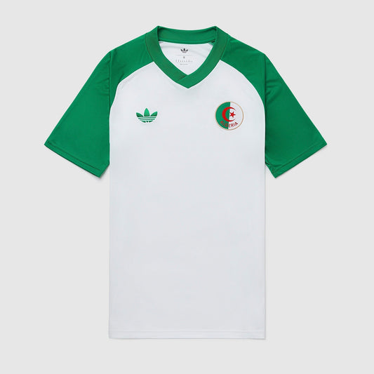 Algeria Pre-Match Jersey 2026/27 - White And Green Retro