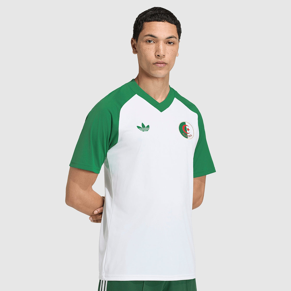 Algeria Pre-Match Jersey 2026/27 - White And Green Retro - photo 2
