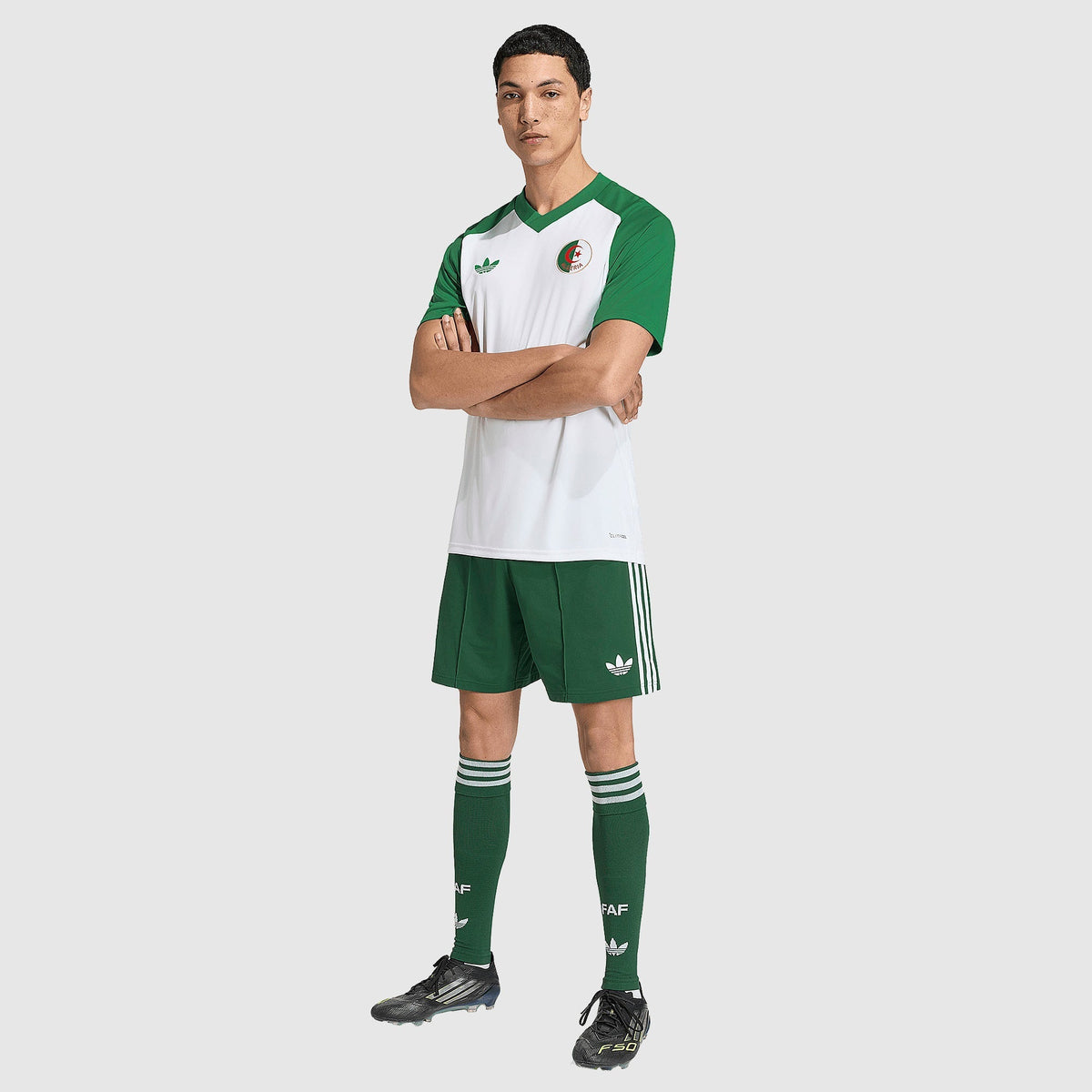 Algeria Pre-Match Jersey 2026/27 - White And Green Retro - photo 3