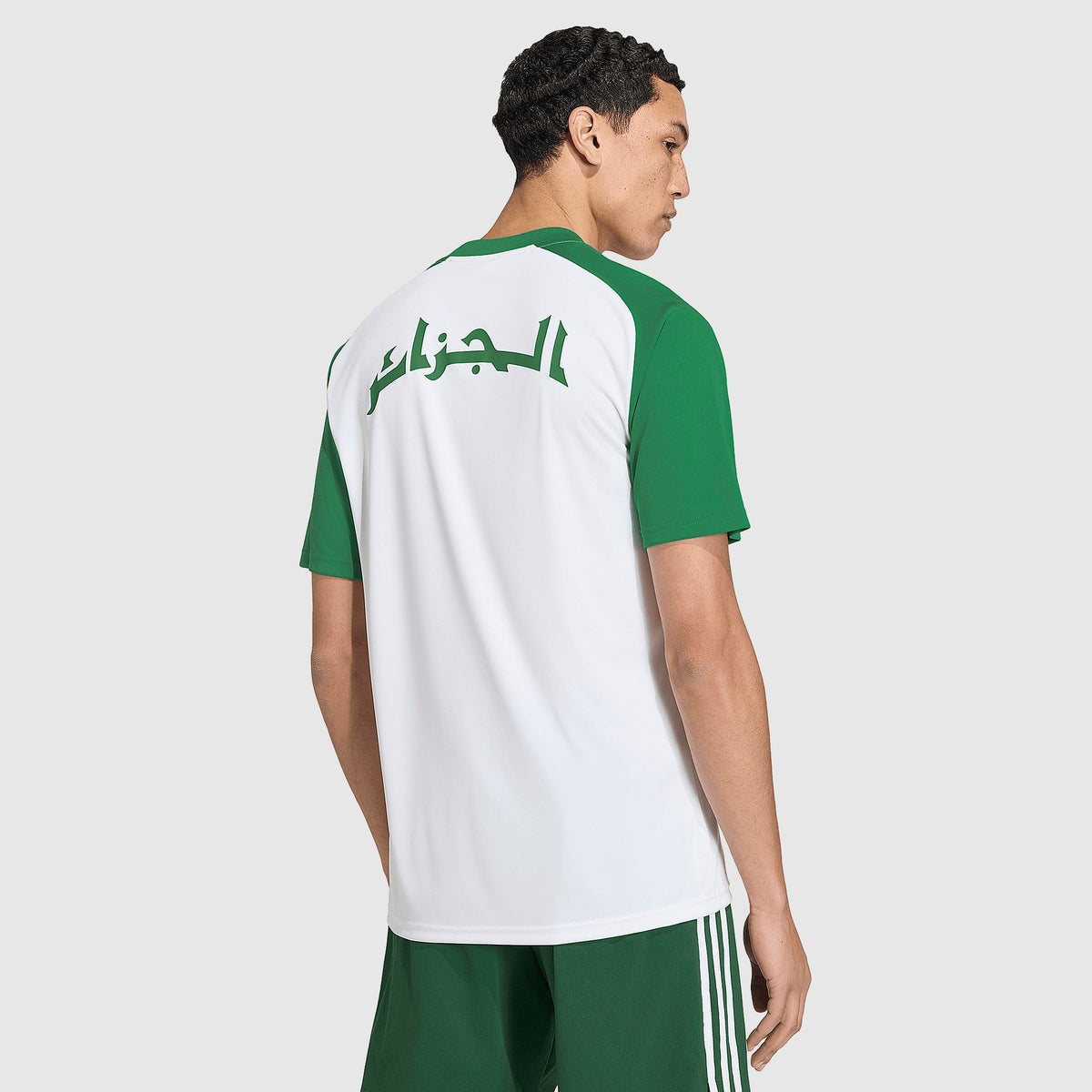 Algeria Pre-Match Jersey 2026/27 - White And Green Retro - photo 4
