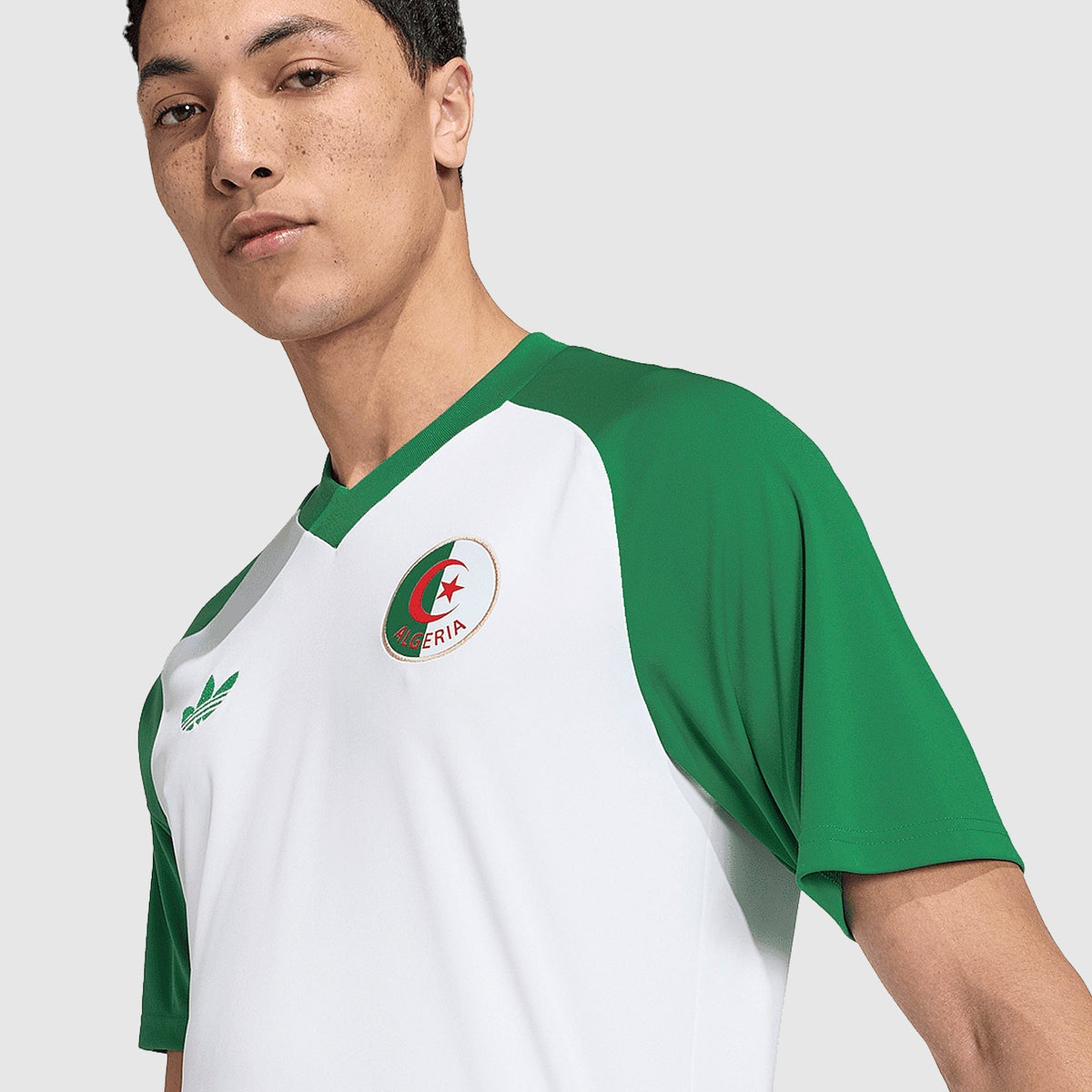 Algeria Pre-Match Jersey 2026/27 - White And Green Retro - photo 5