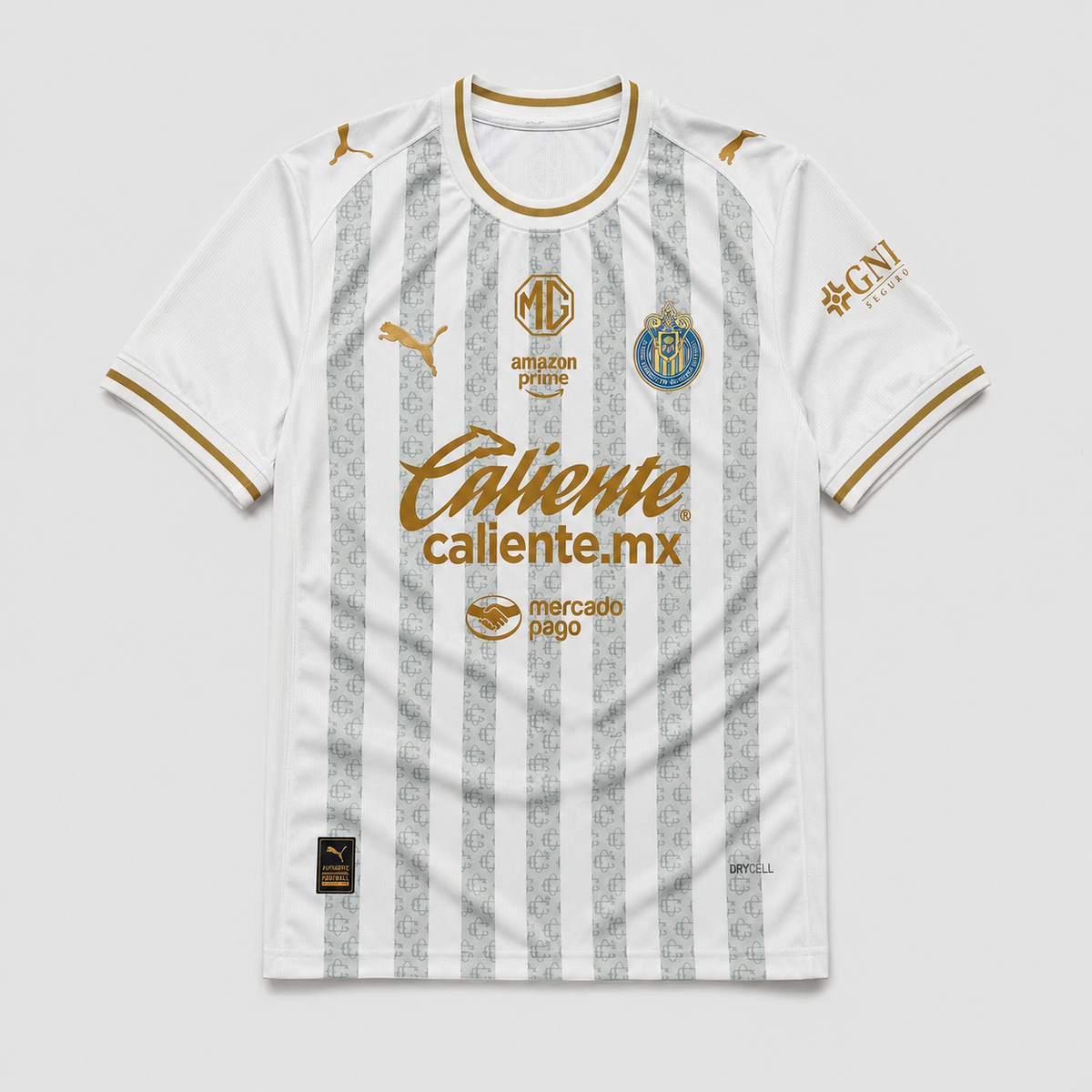 Chivas Guadalajara Special Edition Jersey - White And Gold