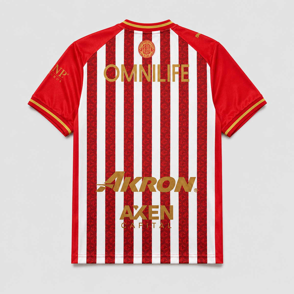 Chivas Guadalajara Home Jersey 2026/27 - Red White Gold Trim - photo 2