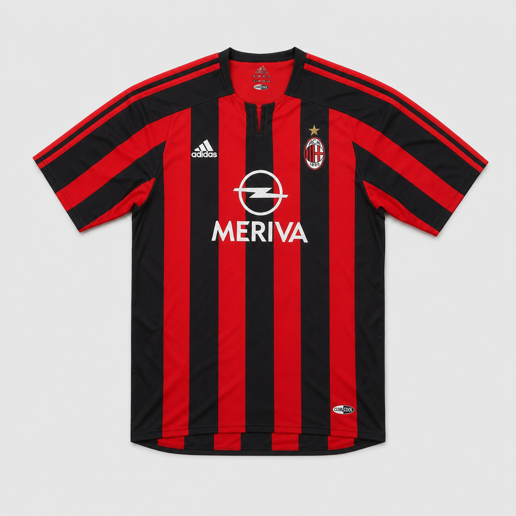 Camisa Retrô Milan I 2003/04