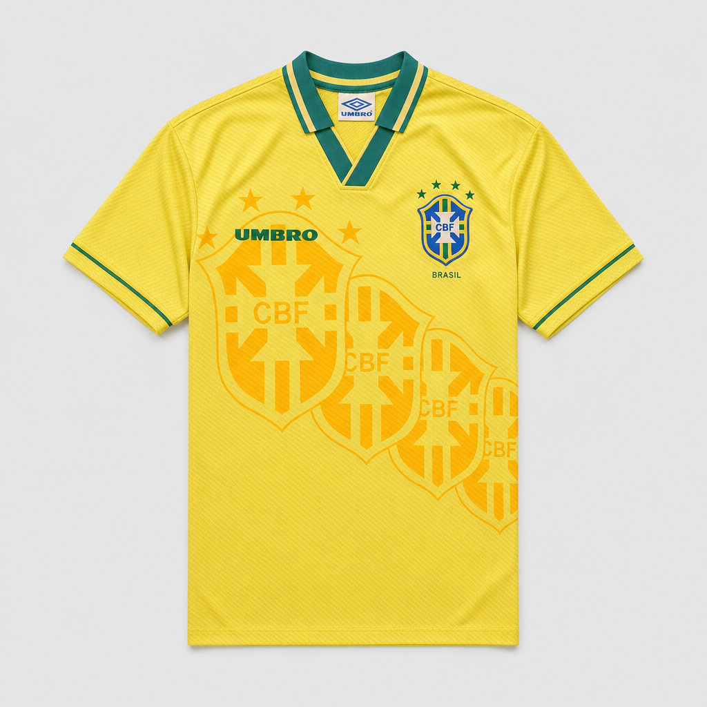 Brazil Retro Home Jersey 1994