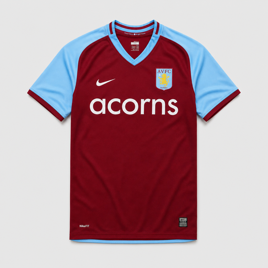 Aston Villa Retro Home Jersey 2008/09