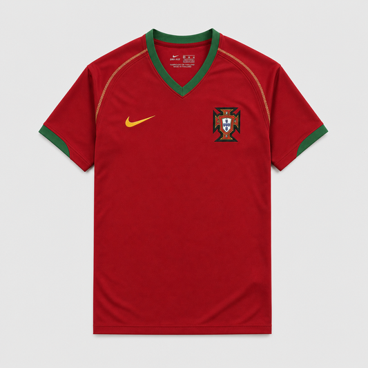 Portugal Retro Home Jersey 2006