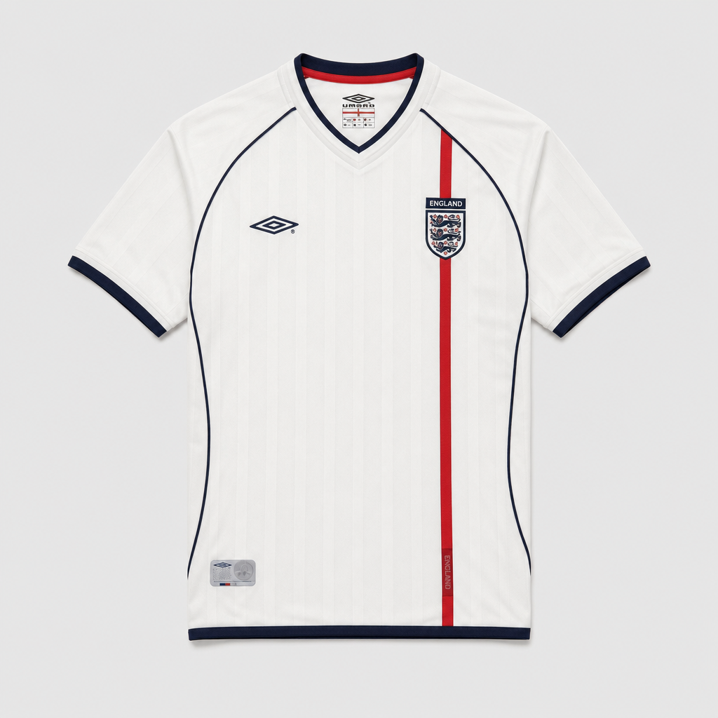 England Retro Home Jersey 2002