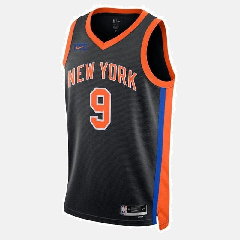 New York Knicks 2023 Jersey - Barrett 9 Black - photo 2