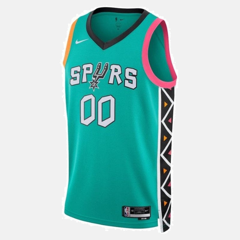 San Antonio Spurs 2023 Jersey - Custom 00 Teal - photo 2