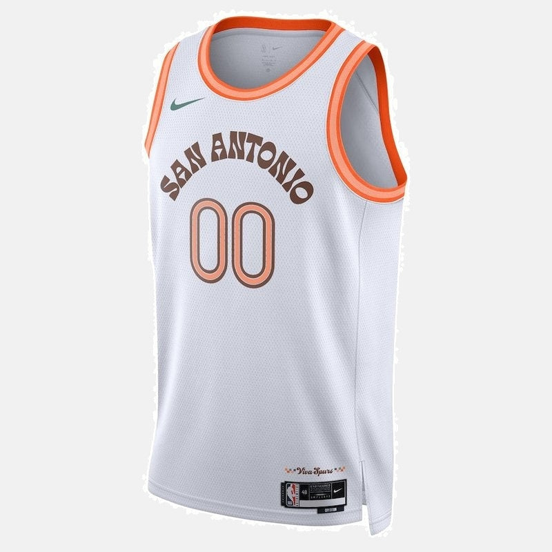 San Antonio Spurs Jersey 2023/24 - Custom 00 White - photo 2