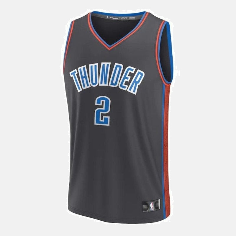 Oklahoma City Thunder 2023 Jersey - Gilgeous-Alexander 2 Gray - photo 2